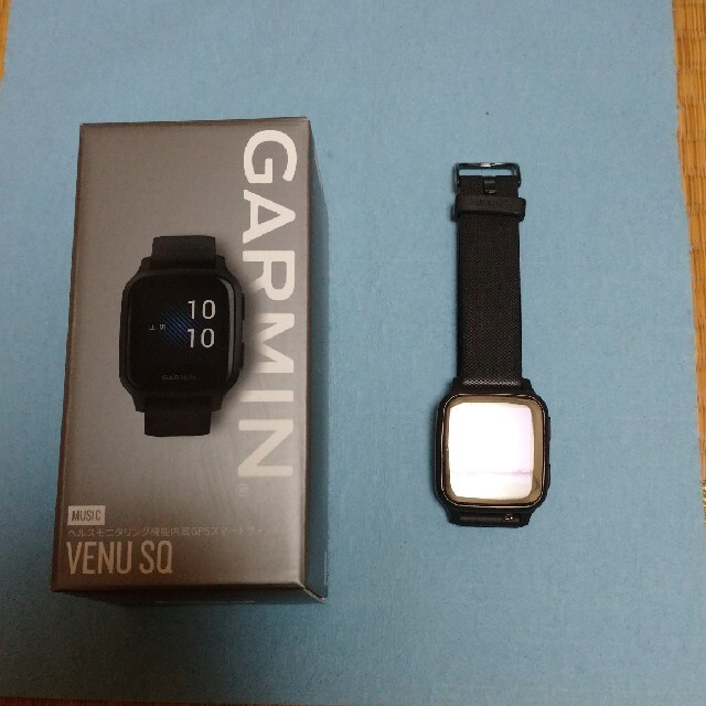 GARMIN(ガーミン)のガーミンGarminVENU SQ MUSIC ベルトおまけ付き新品 メンズの時計(腕時計(デジタル))の商品写真
