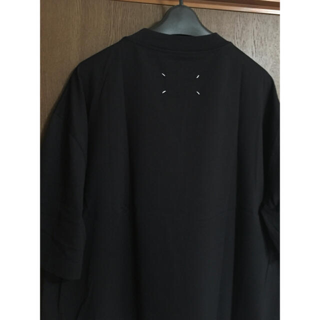 Maison Martin Margiela(マルタンマルジェラ)のM新品 メゾン マルジェラ オーバーサイズ プリント Tシャツ 白タグ ブラック メンズのトップス(Tシャツ/カットソー(半袖/袖なし))の商品写真