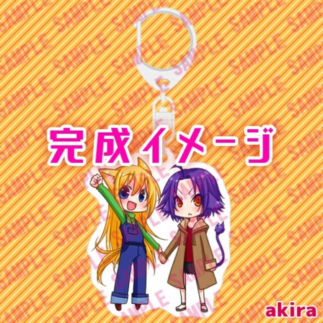 【‪♥のみOK】アクリルキーホルダーオーダーページ イラストオーダー [2] その他のその他(オーダーメイド)の商品写真