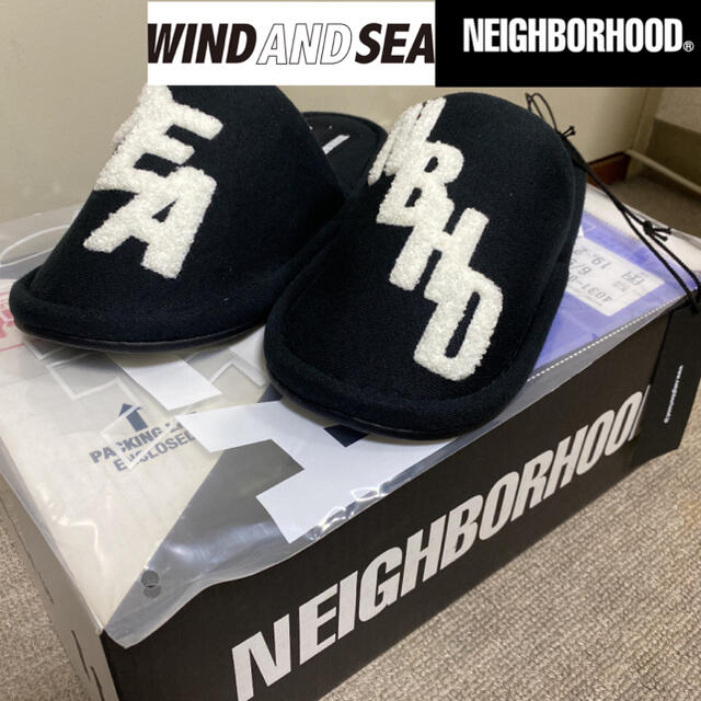 NEIGHBORHOOD(ネイバーフッド)のNEIGHBORHOOD WIND AND SEA コラボ スリッパ インテリア/住まい/日用品のインテリア小物(スリッパ/ルームシューズ)の商品写真