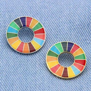 国連バッジ　バッチ　SDGs(バッジ/ピンバッジ)