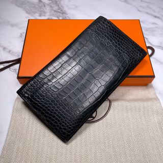 エルメス(Hermes)の定価70万✨HERMES✨フレミング MC2 アリゲーター (長財布)