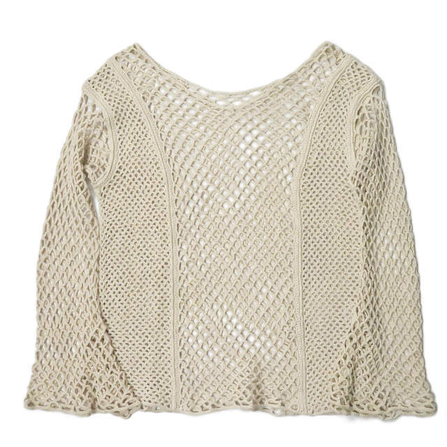 little Suzie Macrame Vneck Pullover約54cm袖丈