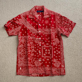 正規激安 入手困難 POLO 1992 candlecandle ペイズリー柄　開襟シャツ シャツ