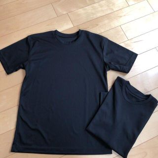 ブラック　Ｔシャツ　２枚セット(Tシャツ/カットソー(半袖/袖なし))