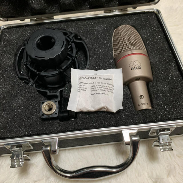 美品】AKG コンデンサーマイク AKG C3000B アカゲ - マイク