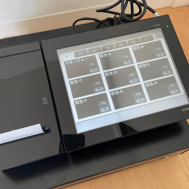 CASIO カシオ 電子レジスター V-R200 ドロア付属 CASIO カシオ 電子レジスター V-R200 ドロア付属