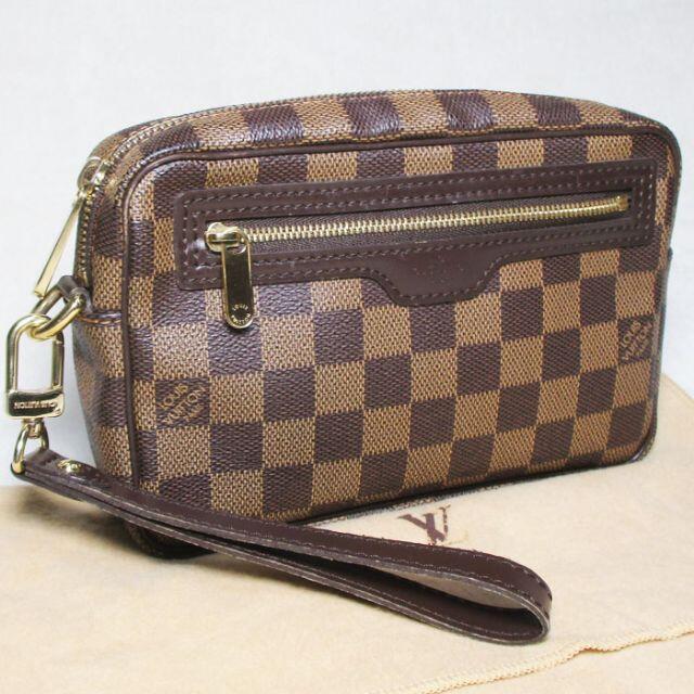 LOUIS VUITTON(ルイヴィトン)のLV ダミエ ポシェット・ビエマカオ N61739 クラッチバッグ 美品 レディースのバッグ(クラッチバッグ)の商品写真