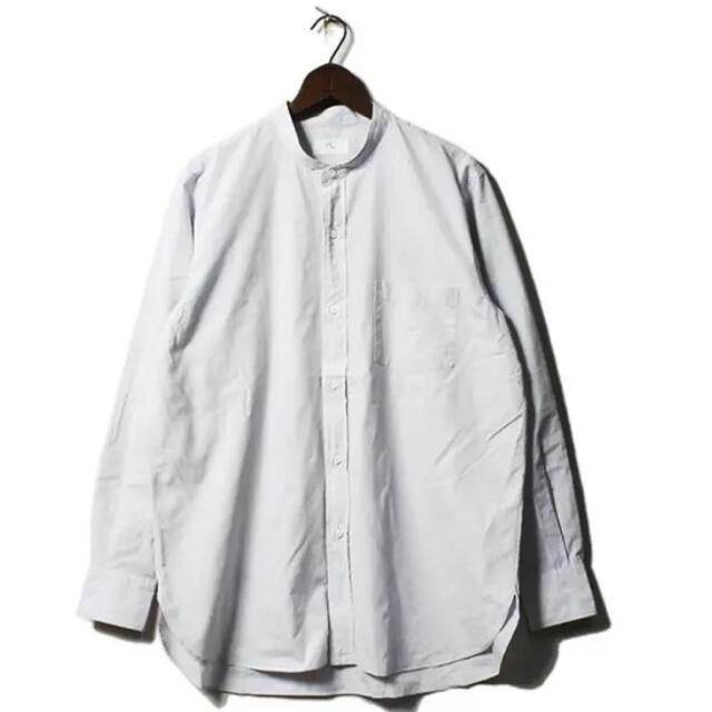 COMOLI(コモリ)の ヘリル　HERILL SUVIN STAND COLLAR SHIRTS メンズのトップス(シャツ)の商品写真