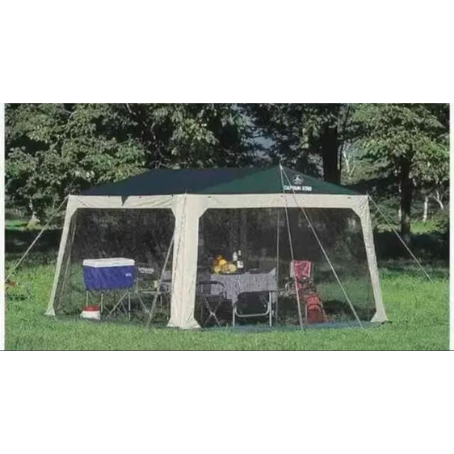 テント　キャンプ　タープ　虫除け　大きめ　蚊帳　収納袋付き　新品未使用