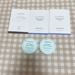 イニスフリー(Innisfree)の【新品・おまけ付き】イニスフリー ノーセバムミネラルパウダー パック　洗顔　 (フェイスパウダー)