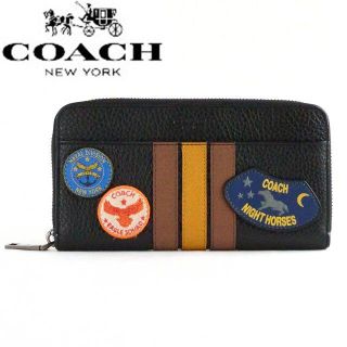 コーチ(COACH)の新品・紙袋＆箱付き コーチ 30756 ヴァーシティ ストライプ 長財布(長財布)