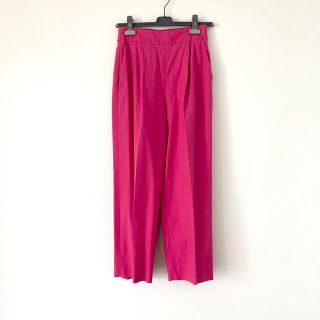 ボールジィ(Ballsey)の【美品】Ballsey★ビビッドカラー　タックパンツ(クロップドパンツ)