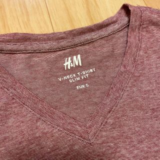 エイチアンドエム(H&M)のH&M メンズ  Vネック Tシャツ トップス (Tシャツ/カットソー(半袖/袖なし))