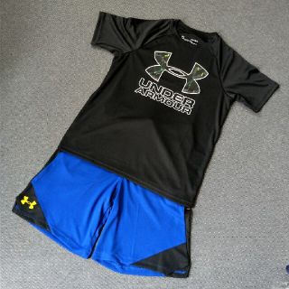 アンダーアーマー(UNDER ARMOUR)の新品！アンダーアーマー 150 Tシャツ ハーフパンツ 上下セット150(Tシャツ/カットソー)