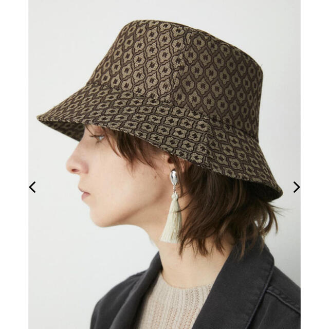 moussy(マウジー)のMONOGRAM BUCKET ハット / モノグラム バケットハット レディースの帽子(ハット)の商品写真