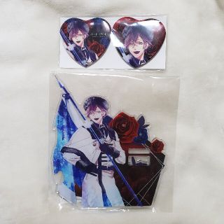 DIABOLIK LOVERS ディアラバ  逆巻アヤト アクリルスタンド、缶バ(バッジ/ピンバッジ)