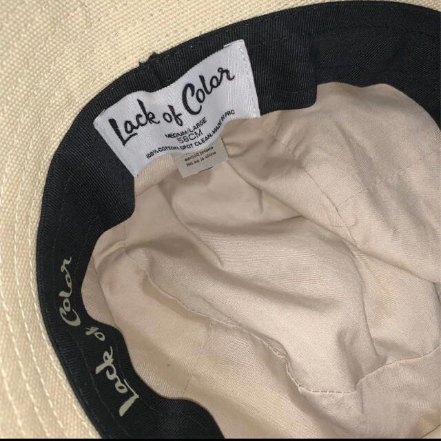 room306 CONTEMPORARY(ルームサンマルロクコンテンポラリー)のラックオブカラー　58cm バケットハット　バケハ レディースの帽子(ハット)の商品写真