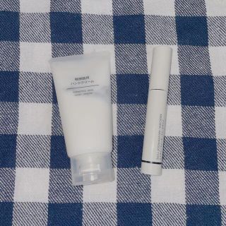 ムジルシリョウヒン(MUJI (無印良品))の無印のハンドクリーム&マスカラ（ブラック)(その他)