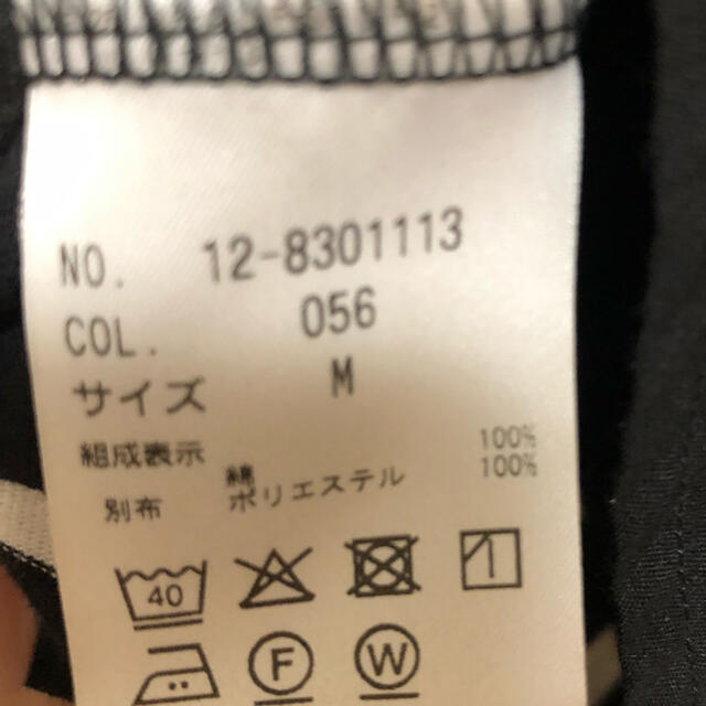 PLST(プラステ)のPLST ボーダーカットソー  白×黒 レディースのトップス(Tシャツ(半袖/袖なし))の商品写真