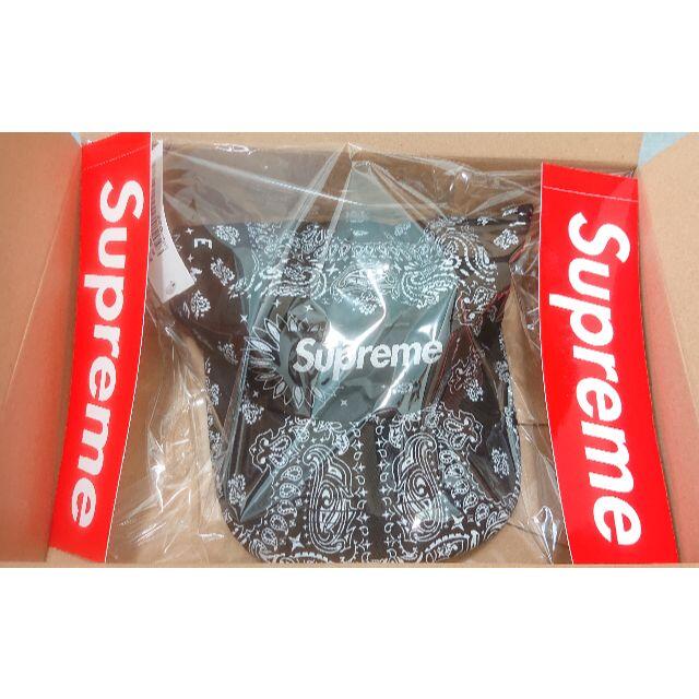 supreme Bandana Camp Cap Black 黒バンダナキャップ