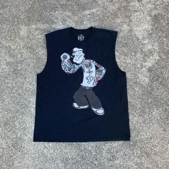 STUSSY(ステューシー)のPOPEYE キャラTシャツ vintage 00's 90's タンクトップ メンズのトップス(Tシャツ/カットソー(半袖/袖なし))の商品写真