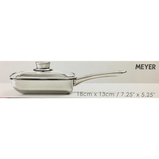 MEYER(マイヤー)のMEYER MAXIM 蓋付エッグパン18×13 インテリア/住まい/日用品のキッチン/食器(鍋/フライパン)の商品写真