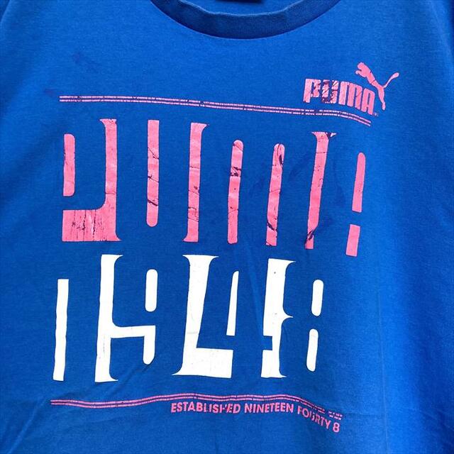 PUMA(プーマ)の90s 古着 プーマ Tシャツ オーバーサイズ ワンポイントロゴ レディース レディースのトップス(Tシャツ(半袖/袖なし))の商品写真