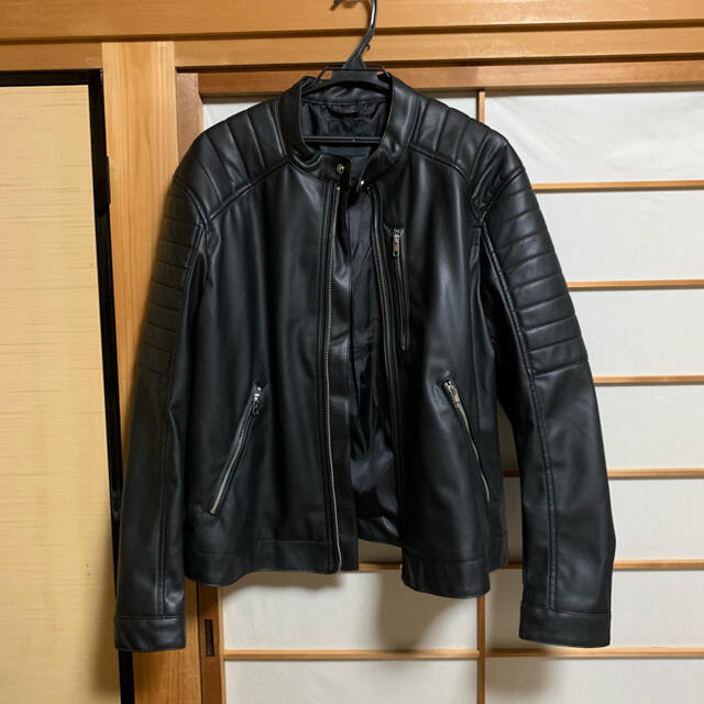 H&M - 【古着】H&M 限定 フェイクレザージャケット ライダースの通販
