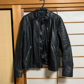 H&M リアルレザー ライダース