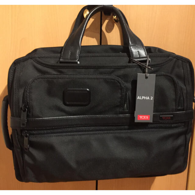 美品 TUMI ALPHA2 3way ビジネスブリーフ 26180D2ブラック付属品