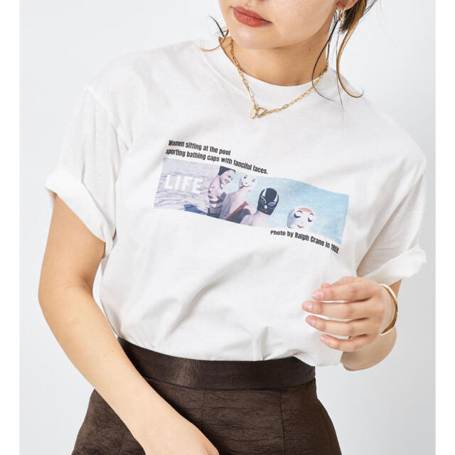 GALLARDA GALANTE(ガリャルダガランテ)のCOLLAGE GALLARDAGALANTE　Tシャツ レディースのトップス(Tシャツ(半袖/袖なし))の商品写真