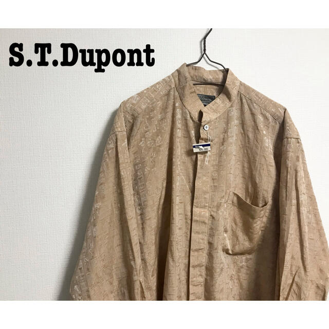 S.T.Dupont 壁画 総柄 柄シャツ スタンドカラー ビッグシャツ 伊勢丹 メンズのトップス(シャツ)の商品写真