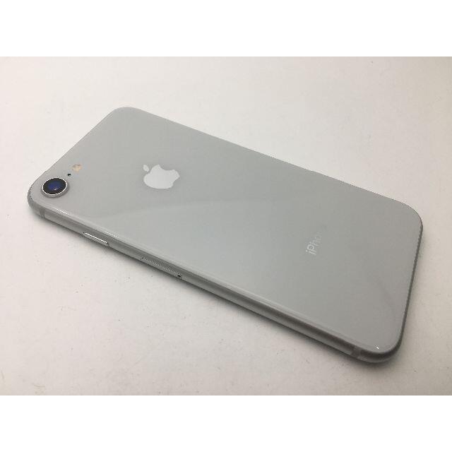 Apple(アップル)の美品 SIMフリーdocomo iPhone8 64GB シルバー 150 スマホ/家電/カメラのスマートフォン/携帯電話(スマートフォン本体)の商品写真