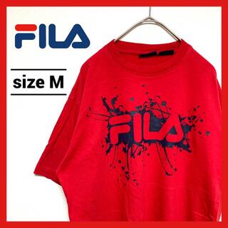 フィラ(FILA)の90s 古着 フィラ Tシャツ ビッグロゴ デカロゴ M(Tシャツ/カットソー(半袖/袖なし))