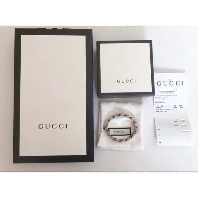 Gucci(グッチ)の新品未使用　定価約13万円　現在正規店での取扱なし　GUCCIバングル メンズのアクセサリー(バングル/リストバンド)の商品写真