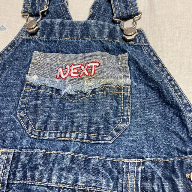 NEXT(ネクスト)のNEXT80・85サイズ　12〜15ヶ月用usedオーバーオール キッズ/ベビー/マタニティのベビー服(~85cm)(カバーオール)の商品写真