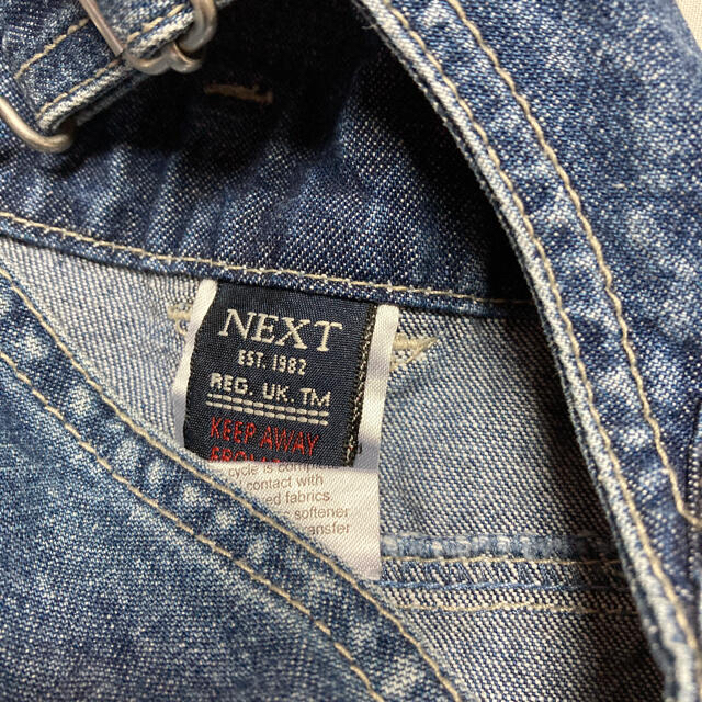 NEXT(ネクスト)のNEXT80・85サイズ　12〜15ヶ月用usedオーバーオール キッズ/ベビー/マタニティのベビー服(~85cm)(カバーオール)の商品写真