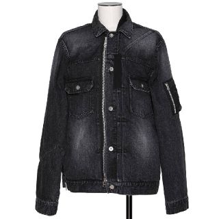 サカイ(sacai)のサイズ２ 美品 sacai デニム ジャケット(Gジャン/デニムジャケット)