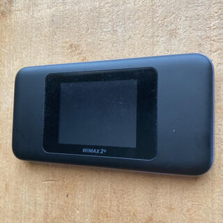 ファーウェイ(HUAWEI)の美品　Speed Wi-Fi NEXT W06 HWD37SKU ブラックブルー(PC周辺機器)
