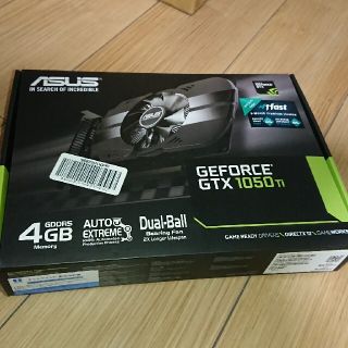 エイスース(ASUS)のASUS GEFORCE GTX 1050 Ti(PCパーツ)