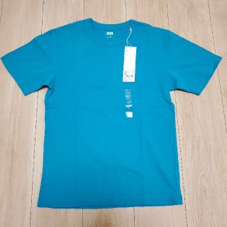 ユニクロ(UNIQLO)のユニクロU クルーネックT XS  ブルーグリーン(Tシャツ/カットソー(半袖/袖なし))