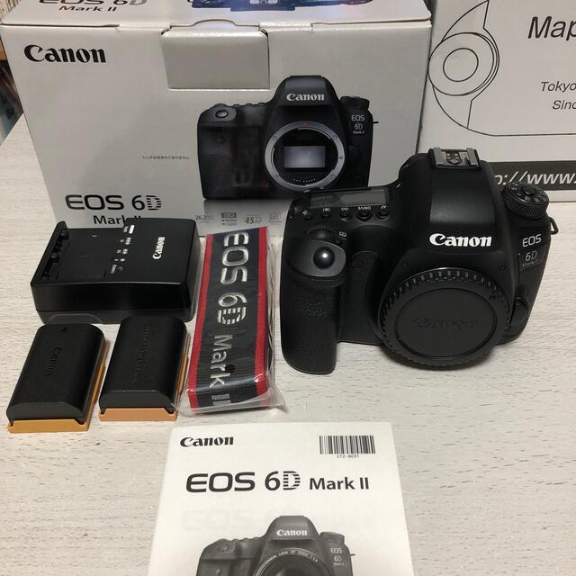 Canon(キヤノン)のCanon 6D Mark Ⅱ ボディ スマホ/家電/カメラのカメラ(デジタル一眼)の商品写真