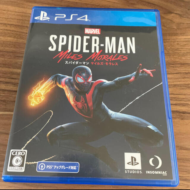 スパイダーマン　マイルズモラレス　PS4 エンタメ/ホビーのゲームソフト/ゲーム機本体(家庭用ゲームソフト)の商品写真