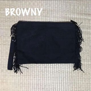 ブラウニー(BROWNY)のBROWNY☆クラッチバッグ☆新品(クラッチバッグ)