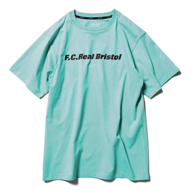 L 水色 FCRB 21SS AUTHENTIC TEAM LOGO TEE