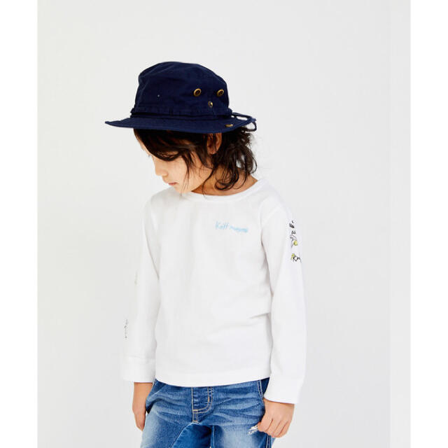 KRIFF MAYER(クリフメイヤー)のKRIFF MAYER 袖プリントロンT【Fishing】（キッズ） キッズ/ベビー/マタニティのキッズ服男の子用(90cm~)(Tシャツ/カットソー)の商品写真