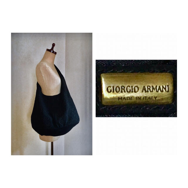 80s Giorgio Armani Embroidery Bag 刺繍 バッグlochie