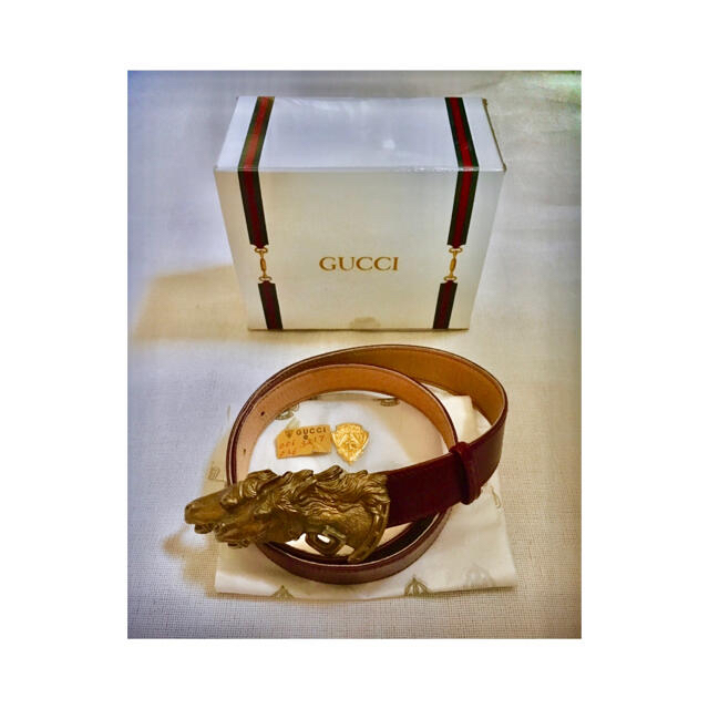 Gucci(グッチ)の70s deadstock OLD GUCCI Horse Belt ベルト レディースのファッション小物(ベルト)の商品写真