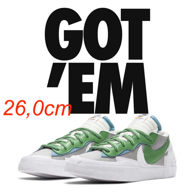 SACAI × NIKE BLAZER LOW "CLASSIC GREEN"